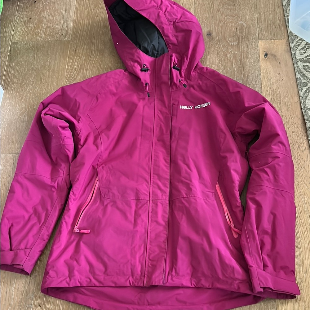 Helly Hansen Pink Ski Jacket Waterproof Performance